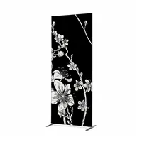 Showdown Displays Raumteiler 100x200cm Kirschblüte sw