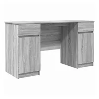 VidaXL Schreibtisch Grau Sonoma