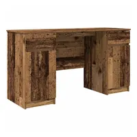 VidaXL Schreibtisch mit Regal Altholz Braun