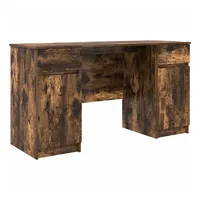 VidaXL Schreibtisch Räuchereiche 140x49x76 cm