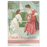 Calvendo Stilvolle Vergangenheit (Tischkalender 2026 DIN A5 hoch), CALVENDO