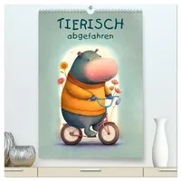 Calvendo Tierisch abgefahren (hochwertiger Premium Wandkalender 2026 DIN A2