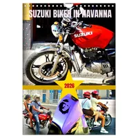 Calvendo SUZUKI BIKER IN HAVANNA (Wandkalender 2026 DIN A4