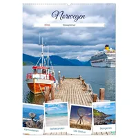 Calvendo Norwegen - Reiseplaner (Wandkalender 2026 DIN A2 hoch),