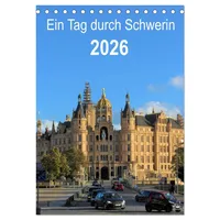 Calvendo Ein Tag durch Schwerin (Tischkalender 2026 DIN A5