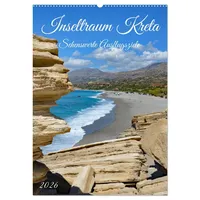 Calvendo Inseltraum Kreta - Sehenswerte Ausflugsziele (Wandkalender 2026 DIN