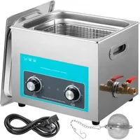 Vevor Knob Control Ultrasonic Ultraschallreiniger 10L, Ultraschall Reinigungsgerät, Schmuckreiniger