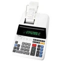 Sharp EL-2607LG Tischrechner druckend lichtgrau