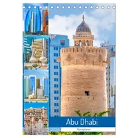 Calvendo Abu Dhabi - Reiseplaner (Tischkalender 2026 DIN A5