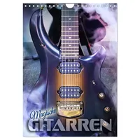 Calvendo Magische Gitarren (Wandkalender 2026 DIN A4 hoch), CALVENDO