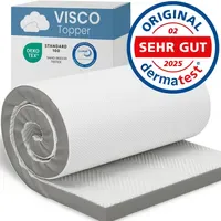 Eloneo Visco Topper 200 x 200 cm grau