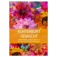 Calvendo Kunterbunt gemischt - Kunterbunt gemischt - Farbenfroher Jahresplaner