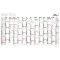 Adina 2026 ADINA Plakatkalender 139x79cm 13 Monate gerollt