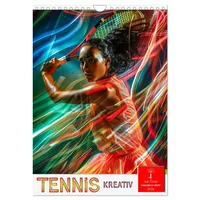 Calvendo Tennis kreativ (Wandkalender 2026 DIN A4 hoch), CALVENDO