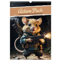 Calvendo Action Pack - Ein tierisch niedliches Spezialkommando (Wandkalender