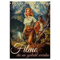 Calvendo Filme, die nie gedreht wurden (Tischkalender 2026 DIN