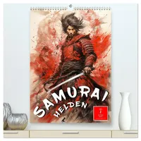 Calvendo Samurai Helden (hochwertiger Premium Wandkalender 2026 DIN A2