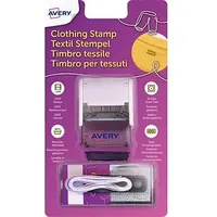 Avery Zweckform Textilstempel selbstfärbend schwarz ohne Logo, 1 St.