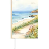Neumann Buchkalender Style Beach 2026 - Büro-Kalender A5 -