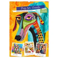 Calvendo Pop-Art Hunde - Moderne, verrückte Hundeporträts (Wandkalender 2026