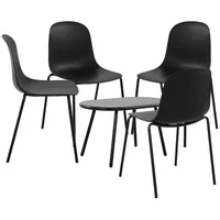 CLP 4er Sitzgruppe Veldin schwarz