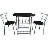 Hti-Living Tischgruppe Schwarz Merit - Schwarz