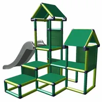 Moveandstic Spielturm Kletterturm Gesa mit Rutsche für Kleinkinder mit