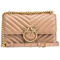 PINKO Umhängetasche Love One Mini DC Sheep Nappa Chevron