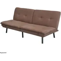 Hti-Living Schlafcouch Polyester 2-Sitzer Braun