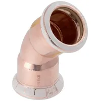 Geberit Mapress Kupfer Bogen 45gr 35mm mf/mf t/gas