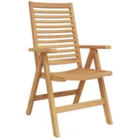 VidaXL Gartenstühle 8 Stk. Klappbar Massivholz Teak