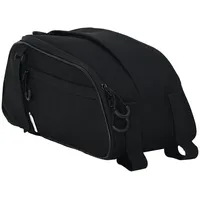 VidaXL Fahrradsattel Fahrradtasche Schwarz 38 x 16 x 16