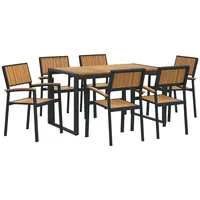 VidaXL Garten Essgruppe 140 x 80 x 75 cm