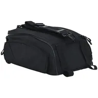 VidaXL Fahrradtasche für Gepäckträger 12 L Schwarz 38x21x16 cm