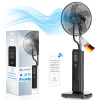 Kesser Stand-Ventilator Frosty mit Wasser Ultraschall-Sprühnebel Wasserkühlung inkl. Fernbedienung