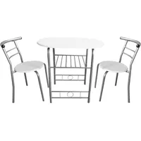 Hti-Living Tischgruppe Weiß Merit - Weiß
