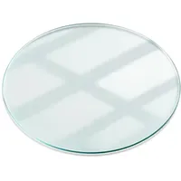 Tulup Tischplatte rund Ø 90 cm Glas transparent