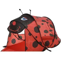 Mojawo Kinder Pop-Up Strandmuschel Strandzelt Sichtschutz Zelt rot UV