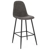 BIZZOTTO Barhocker New Irelia aus Kunstleder, modern mit Fußstütze,