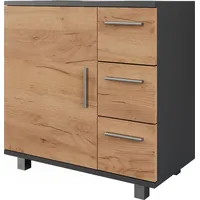 Vicco Waschbeckenunterschrank Ilias 60.2 x 60.8 cm mit Tür