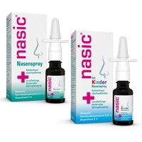 Klosterfrau Nasic Nasenspray und Nasic Nasenspray für Kinder