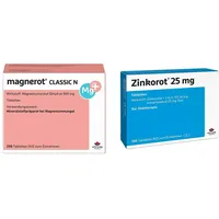 Wörwag Magnerot Classic N Tabletten+ Zinkorot 25 Mg Tabletten
