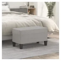 VidaXL Sitzbank Hellgrau 70 x 35 x 41 cm