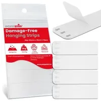 POPPSTAR Klebestreifen doppelseitig wasserfest 65 mm x 19 mm