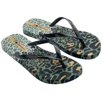 IPANEMA Damen Animal Print VI FEM Flipflop, Grey/Grey/Green, 39