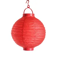 MARELIDA LED Lampion kaltweiße LED D: 30cm Kugel Laterne
