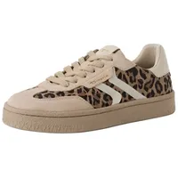 TAMARIS Damen Sneaker Low Leder, braun, 40 EU