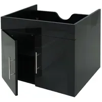 Mendler Waschbeckenunterschrank HWC-D16, Waschtischunterschrank Unterschrank Badmöbel, FSC® hochglanz 60cm