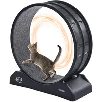 Vevor Katzenlaufrad, Laufrad Katzen mit sicherer Bremse und Laufbahn