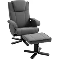 Homcom Relaxsessel mit Hocker Polyester 67 x 96 x